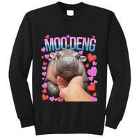 The Famous Moo Deng Pygmy Baby Hippo Moo Deng Cute Moodeng Sweatshirt