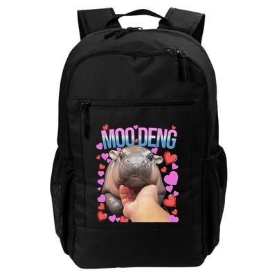 The Famous Moo Deng Pygmy Baby Hippo Moo Deng Cute Moodeng Backpack