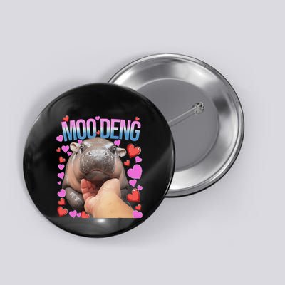 The Famous Moo Deng Pygmy Baby Hippo Moo Deng Cute Moodeng Button