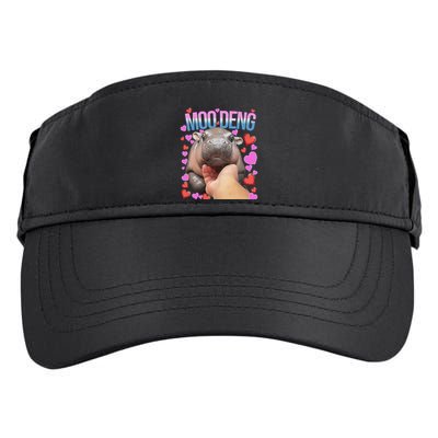 The Famous Moo Deng Pygmy Baby Hippo Moo Deng Cute Moodeng Adult Drive Performance Visor