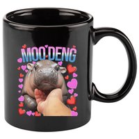 The Famous Moo Deng Pygmy Baby Hippo Moo Deng Cute Moodeng 11oz C Handle Ceramic Mug