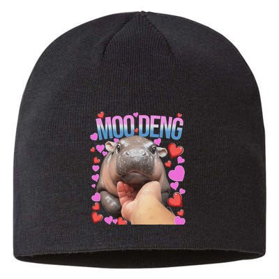 The Famous Moo Deng Pygmy Baby Hippo Moo Deng Cute Moodeng Sustainable Beanie