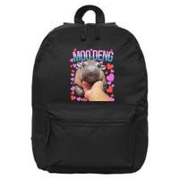 The Famous Moo Deng Pygmy Baby Hippo Moo Deng Cute Moodeng 16 in Basic Backpack