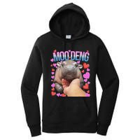 The Famous Moo Deng Pygmy Baby Hippo Moo Deng Cute Moodeng Women's Pullover Hoodie