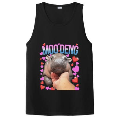 The Famous Moo Deng Pygmy Baby Hippo Moo Deng Cute Moodeng PosiCharge Competitor Tank