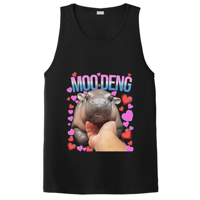 The Famous Moo Deng Pygmy Baby Hippo Moo Deng Cute Moodeng PosiCharge Competitor Tank