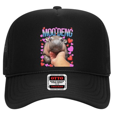 The Famous Moo Deng Pygmy Baby Hippo Moo Deng Cute Moodeng Trucker Hat