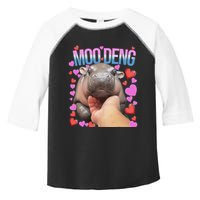 The Famous Moo Deng Pygmy Baby Hippo Moo Deng Cute Moodeng Toddler Fine Jersey T-Shirt