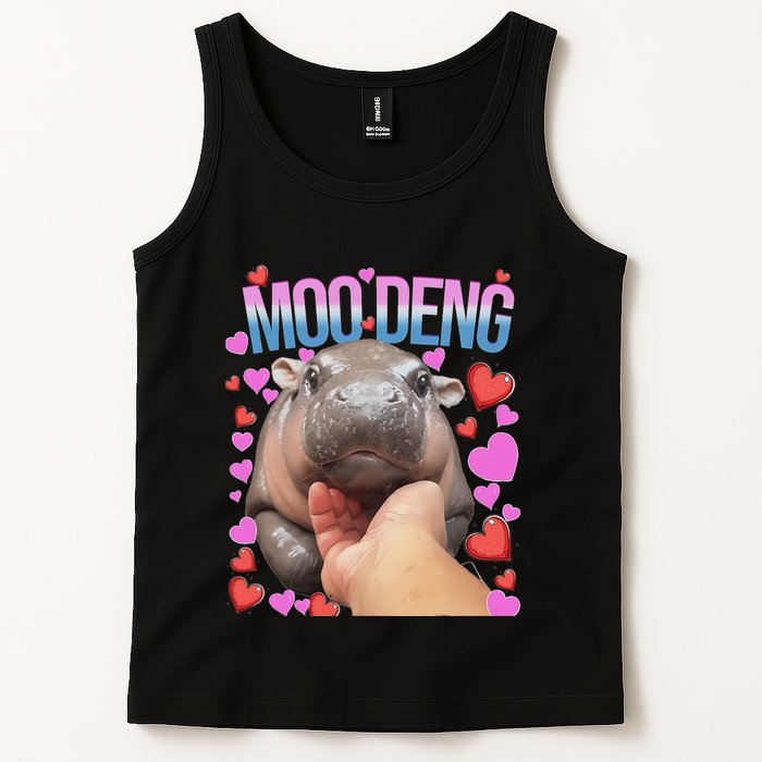 The Famous Moo Deng Pygmy Baby Hippo Moo Deng Cute Moodeng Tank Top