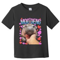 The Famous Moo Deng Pygmy Baby Hippo Moo Deng Cute Moodeng Toddler T-Shirt