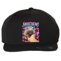 The Famous Moo Deng Pygmy Baby Hippo Moo Deng Cute Moodeng Wool Snapback Cap