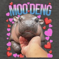 The Famous Moo Deng Pygmy Baby Hippo Moo Deng Cute Moodeng Vector Backpack