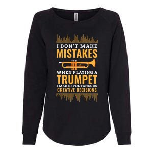 Trumpet Funny Musician Band Player Trumpeter Gift Womens California Wash Sweatshirt