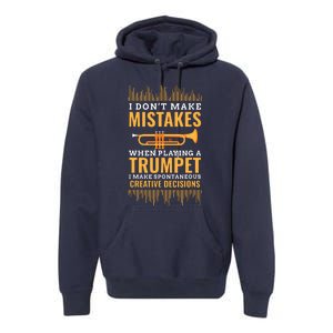 Trumpet Funny Musician Band Player Trumpeter Gift Premium Hoodie