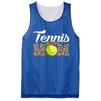 Tennis Funny Mom Game Leopard Mothers Day Gift Mesh Reversible Basketball Jersey Tank