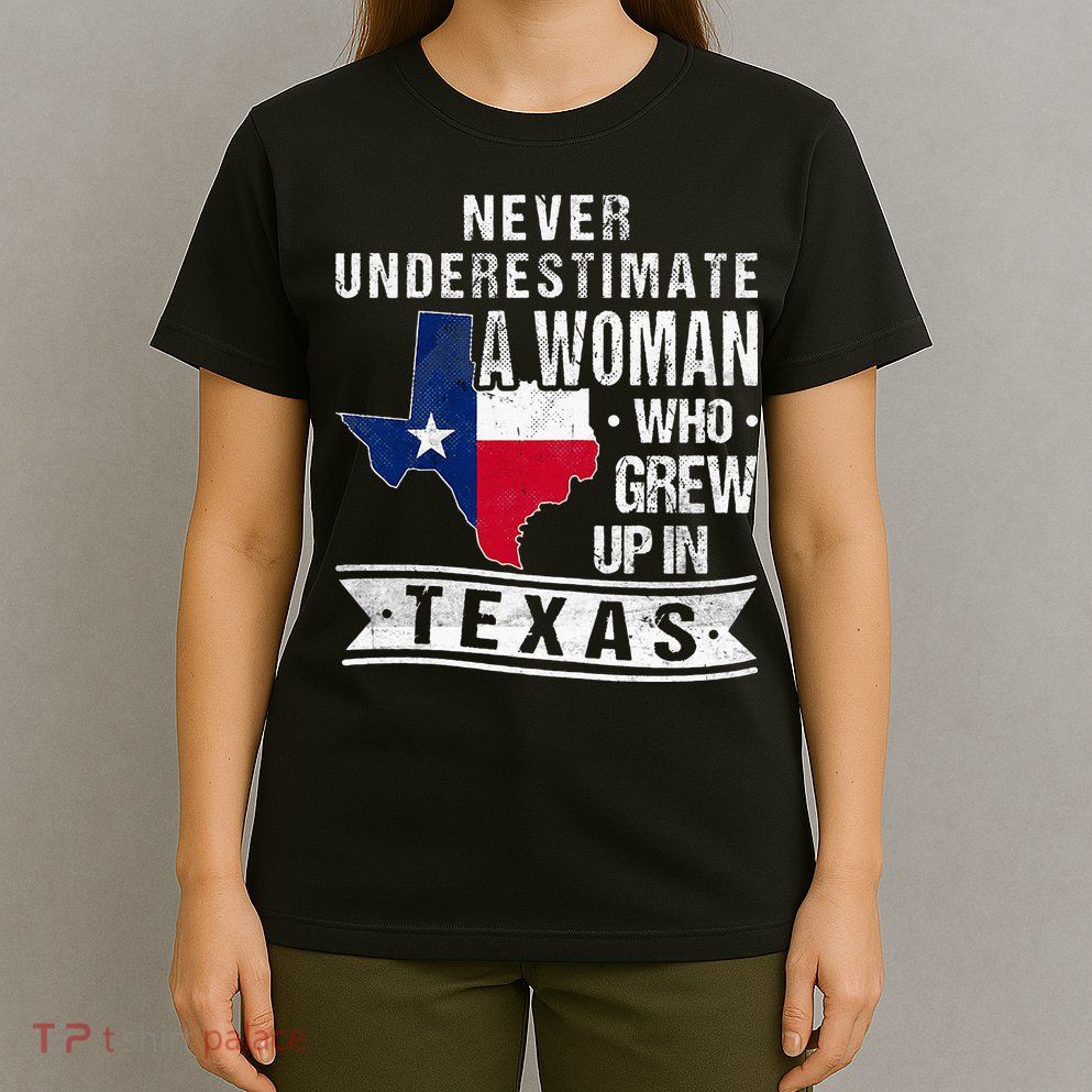 Texas Flag Map Vintage Texas T-Shirt