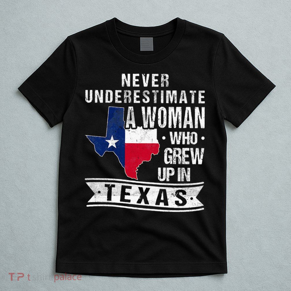 Texas Flag Map Vintage Texas T-Shirt