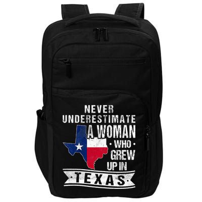 Texas Flag Map Vintage Texas Impact Tech Backpack