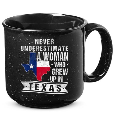 Texas Flag Map Vintage Texas 15oz Campfire Ceramic Mug