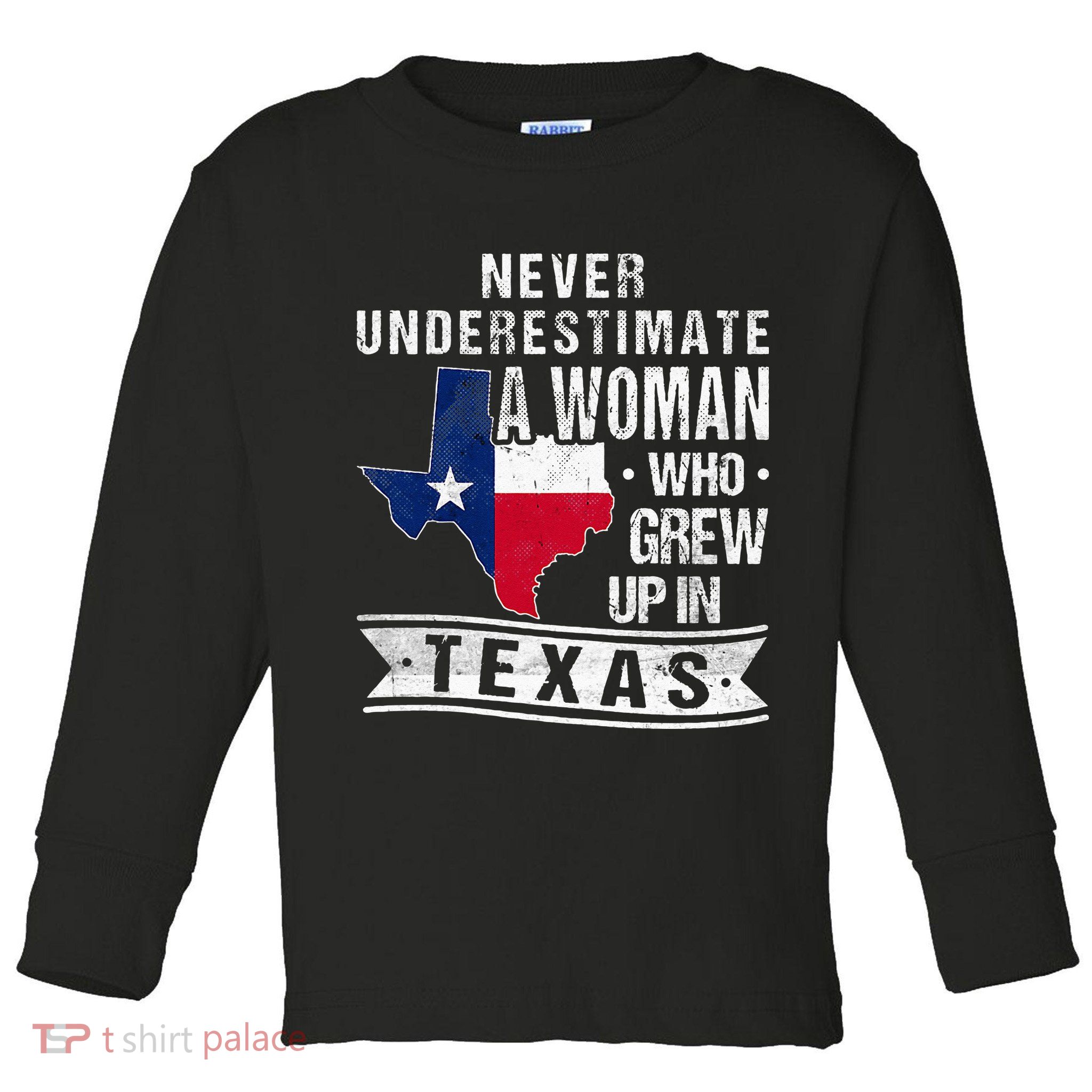 Texas Flag Map Vintage Texas Toddler Long Sleeve Shirt