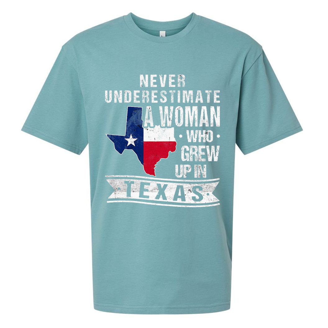 Texas Flag Map Vintage Texas Sueded Cloud Jersey T-Shirt