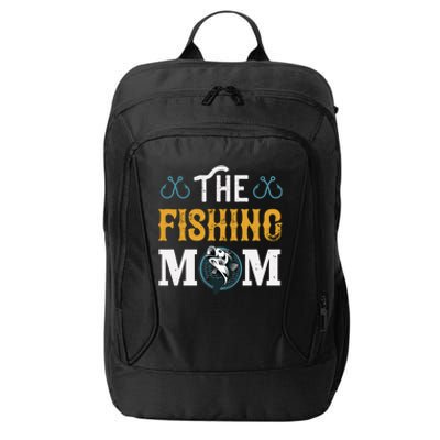 The Fishing Mom Funny Gift City Backpack