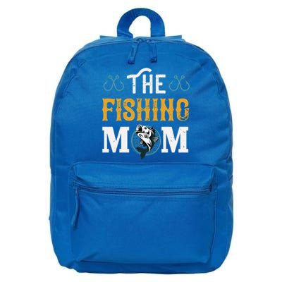 The Fishing Mom Funny Gift 16 in Basic Backpack