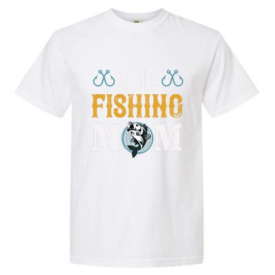 The Fishing Mom Funny Gift Garment-Dyed Heavyweight T-Shirt