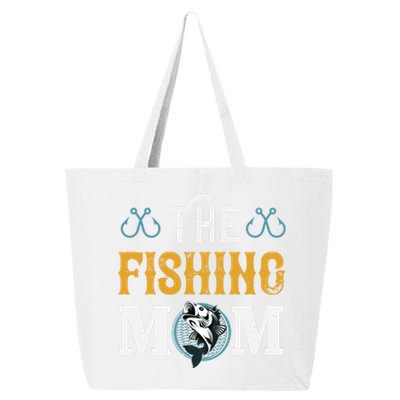 The Fishing Mom Funny Gift 25L Jumbo Tote