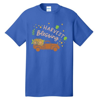 Thanksgiving Family Motif Gift Harvest Blessing Gift Tall T-Shirt