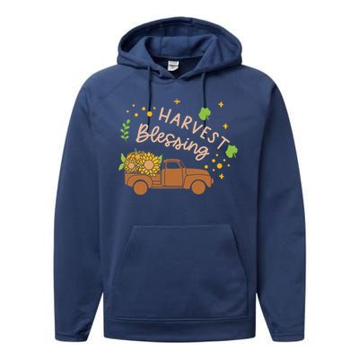 Thanksgiving Family Motif Gift Harvest Blessing Gift Performance Fleece Hoodie