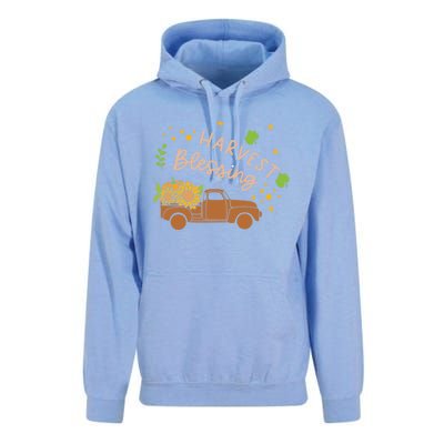 Thanksgiving Family Motif Gift Harvest Blessing Gift Unisex Surf Hoodie