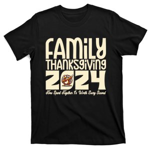 Thankful For My Tribe Family Thanksgiving Crew Dbbing Turkey T-Shirt