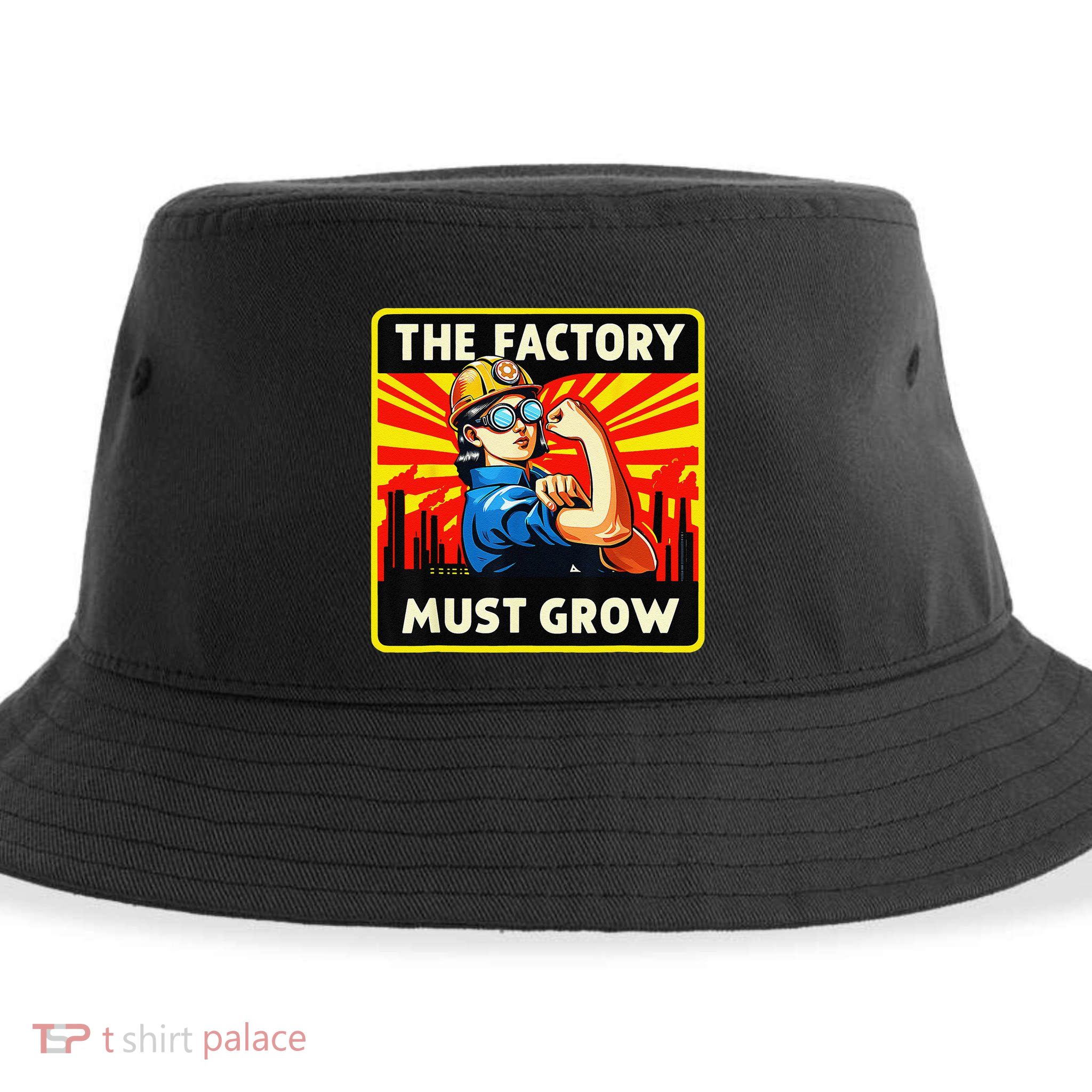 The Factory Must Grow Sustainable Bucket Hat