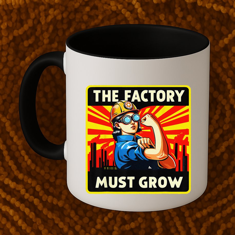 The Factory Must Grow Mug