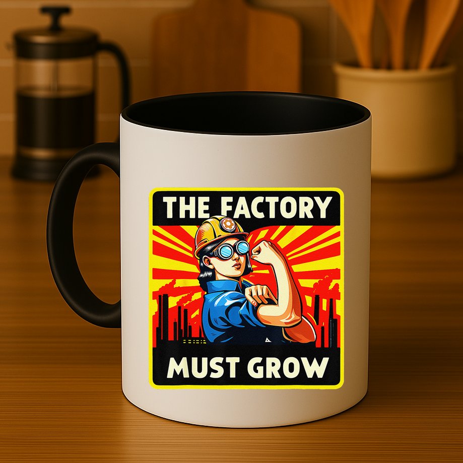 The Factory Must Grow Mug