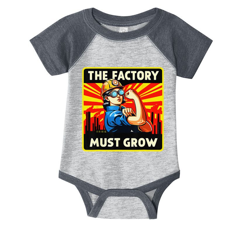 The Factory Must Grow Infant Baby Jersey Bodysuit