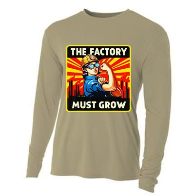 The Factory Must Grow Cooling Performance Long Sleeve Crew