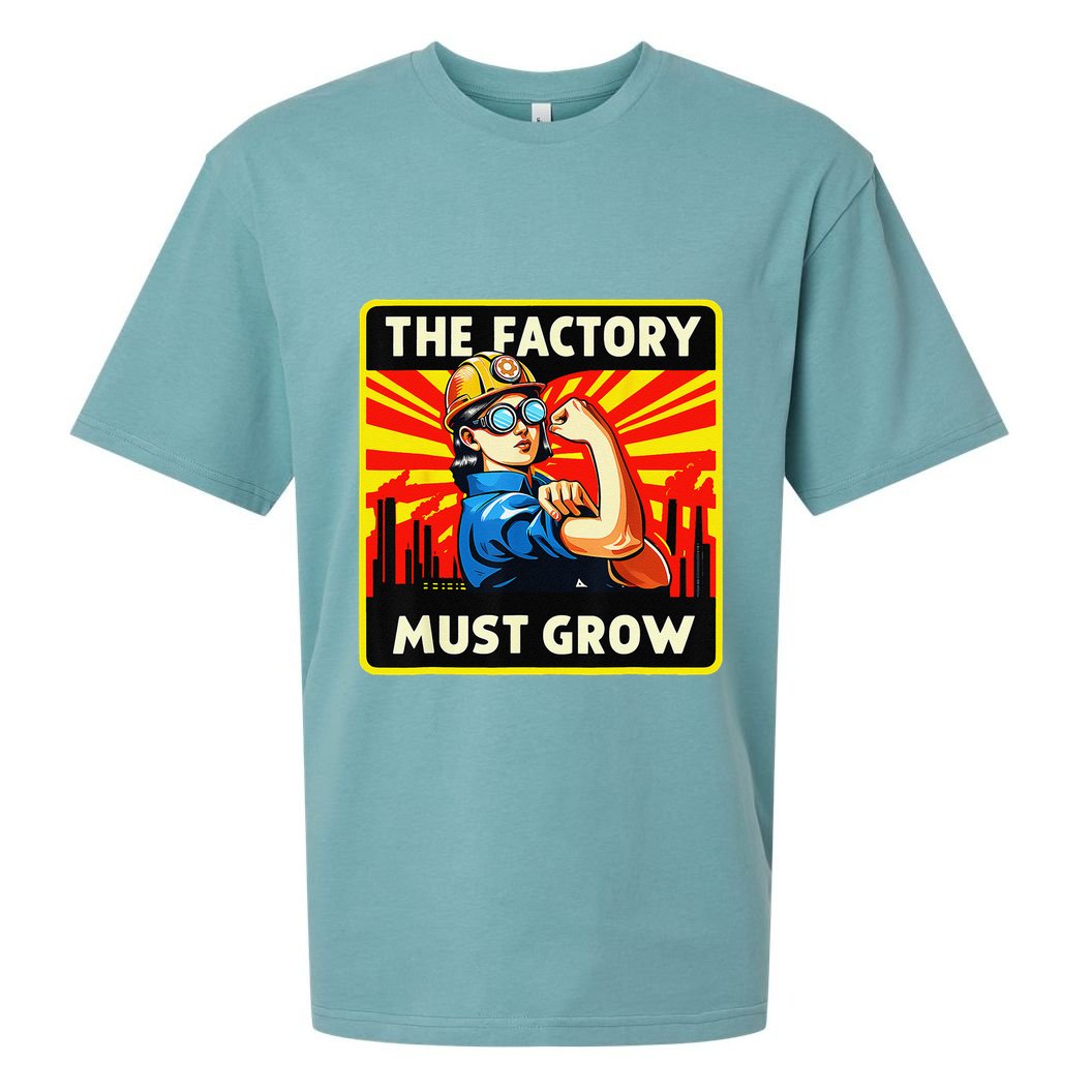 The Factory Must Grow Sueded Cloud Jersey T-Shirt