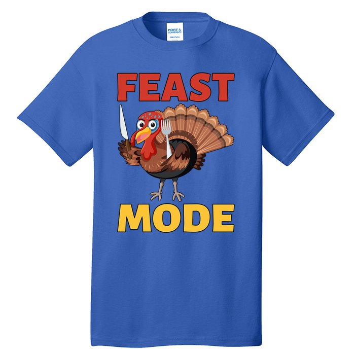 Thanksgiving Feast Mode Funny Turkey Gift Tall T-Shirt