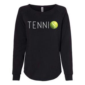 Tennis For Men Women Cool Text Tennis Ball Womens California Wash Sweatshirt