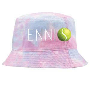 Tennis For Men Women Cool Text Tennis Ball Tie-Dyed Bucket Hat