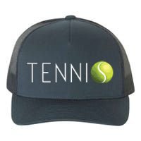 Tennis For Men Women Cool Text Tennis Ball Yupoong Adult 5-Panel Trucker Hat