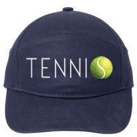 Tennis For Men Women Cool Text Tennis Ball 7-Panel Snapback Hat