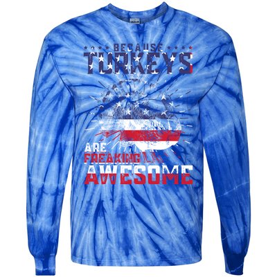 Thanksgiving Feast Mode Gift Tie-Dye Long Sleeve Shirt