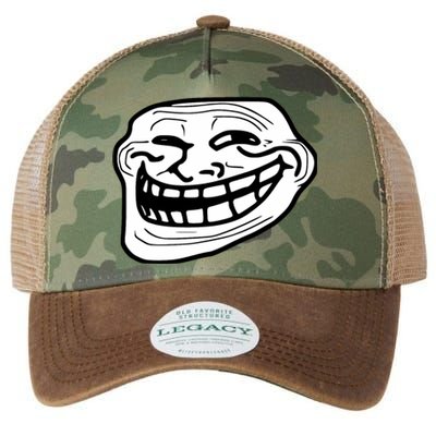 Troll Face Meme Funny Dank Meme Troll Face Legacy Tie Dye Trucker Hat