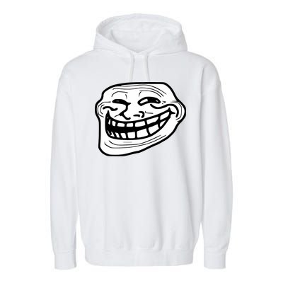 Troll Face Meme Funny Dank Meme Troll Face Garment-Dyed Fleece Hoodie