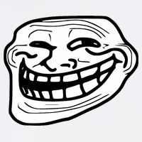 Troll Face Meme Funny Dank Meme Troll Face Garment-Dyed Sweatshirt