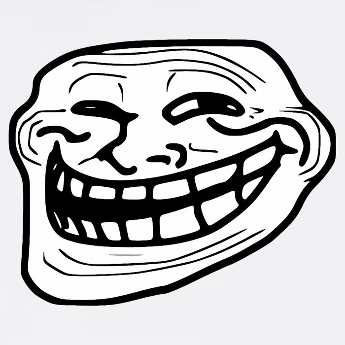 Troll Face Meme Funny Dank Meme Troll Face Garment-Dyed Sweatshirt