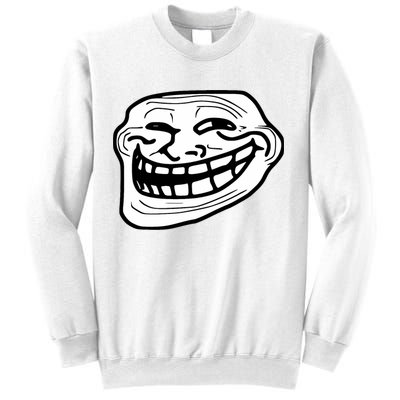 Troll Face Meme Funny Dank Meme Troll Face Sweatshirt